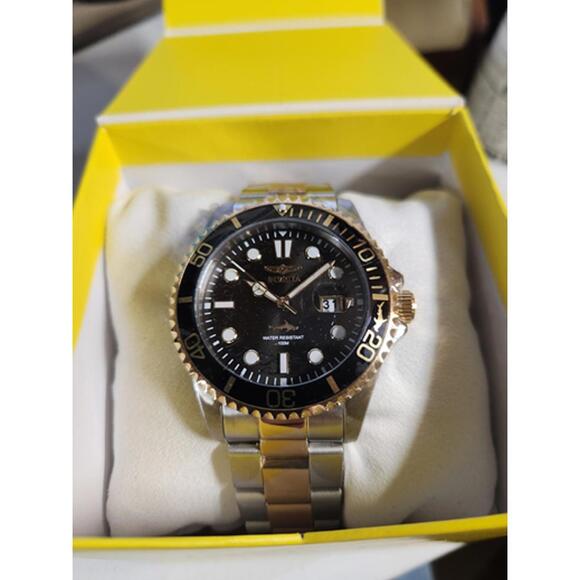 Invicta Pro Diver Men's Watch - 43mm, Steel, Gold (30023) - Picture 2 of 2